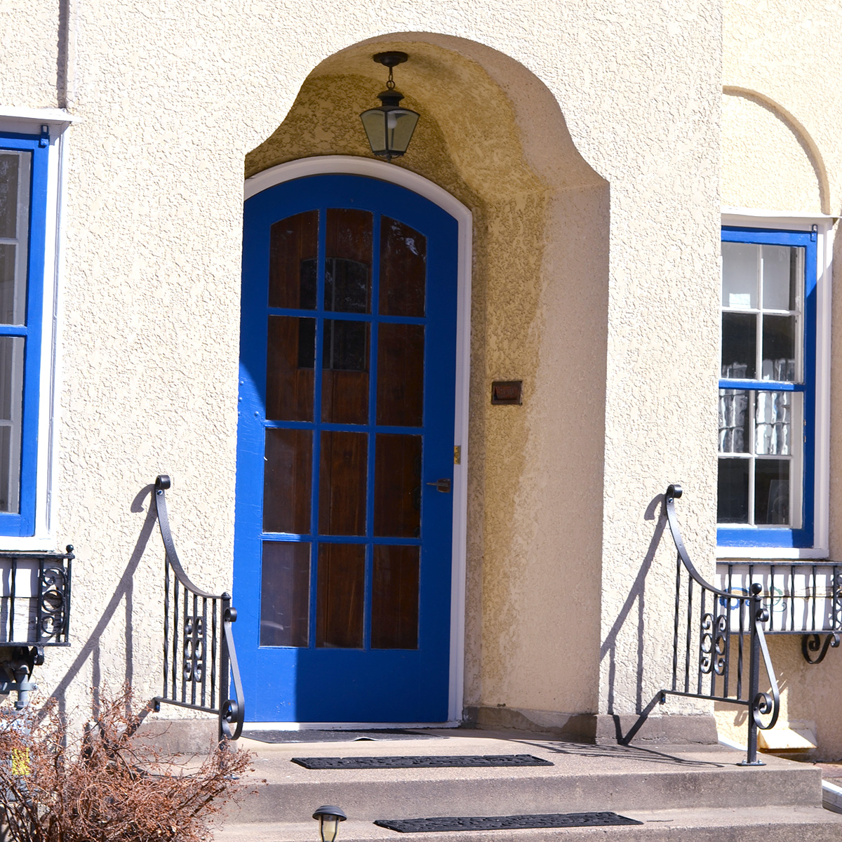 Restored vintage handrails